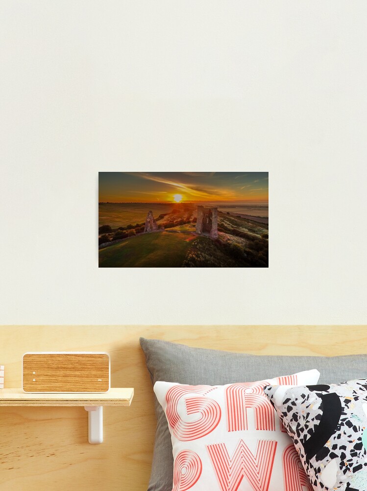Thumbnail 1 of 3, Photographic Print, Hadleigh Castle Sunrise 1 designed and sold by Peter Barrett.