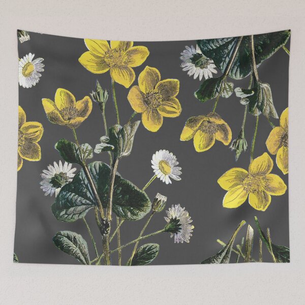 Item preview, Marigolds and Daisies designed and sold by Kate Lillyson.
