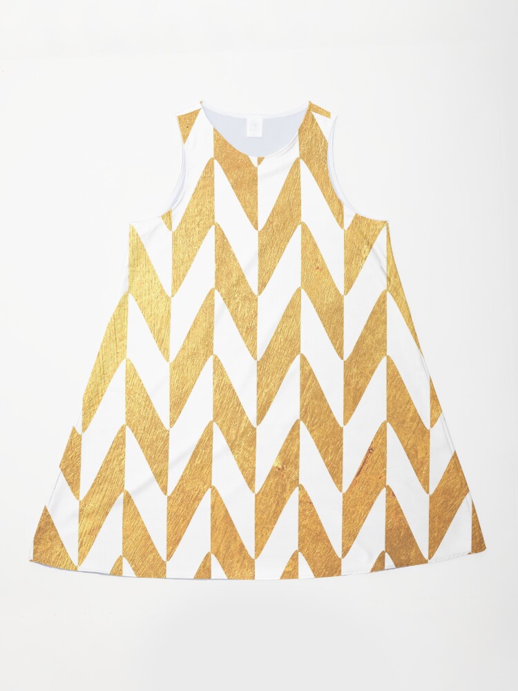 Herringbone Chevron" A-Line Dress for Sale by KateLillyson | Redbubble