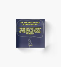 Timetravel Acrylic Block