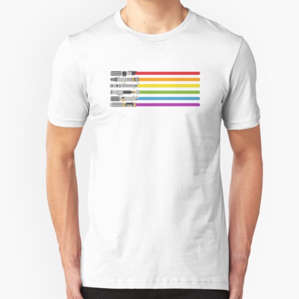 Rainbow Light Slim Fit T-Shirt