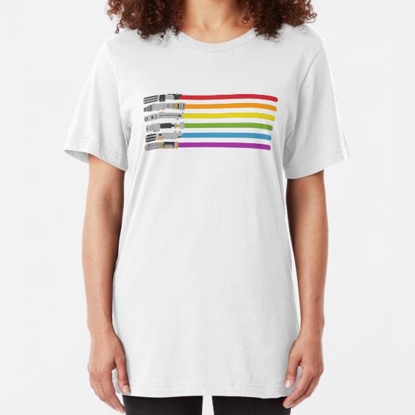 Rainbow Light Slim Fit T-Shirt