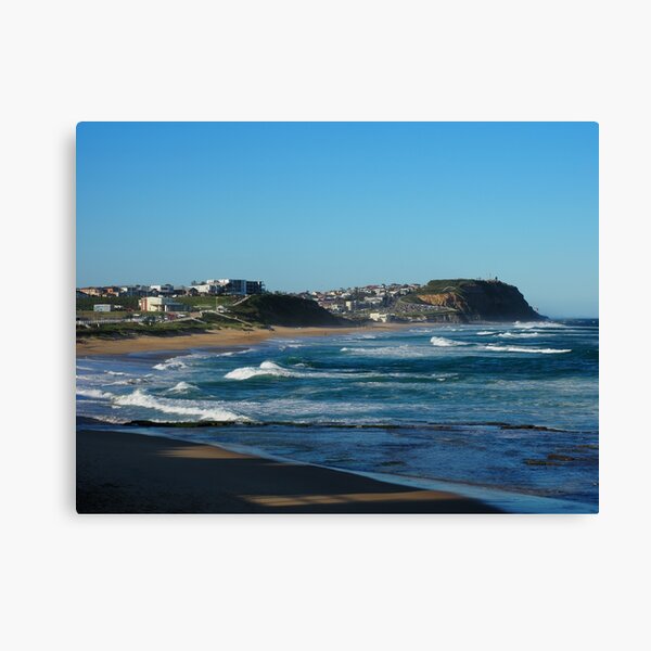 Merewether and Bar Beaches Canvas Print