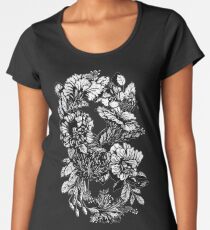 Hibiscus Flower Infinity Women's Premium T-Shirt