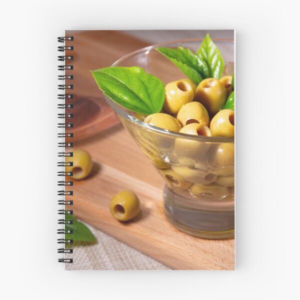 Item preview, Green olives in a glass cup with olive oil designed and sold by vladromensky.