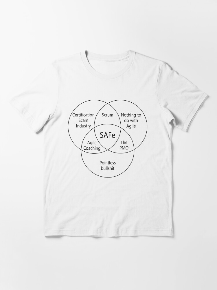 Alternate view of Agile Venn Diagram - light shirts and mugs Essential T-Shirt