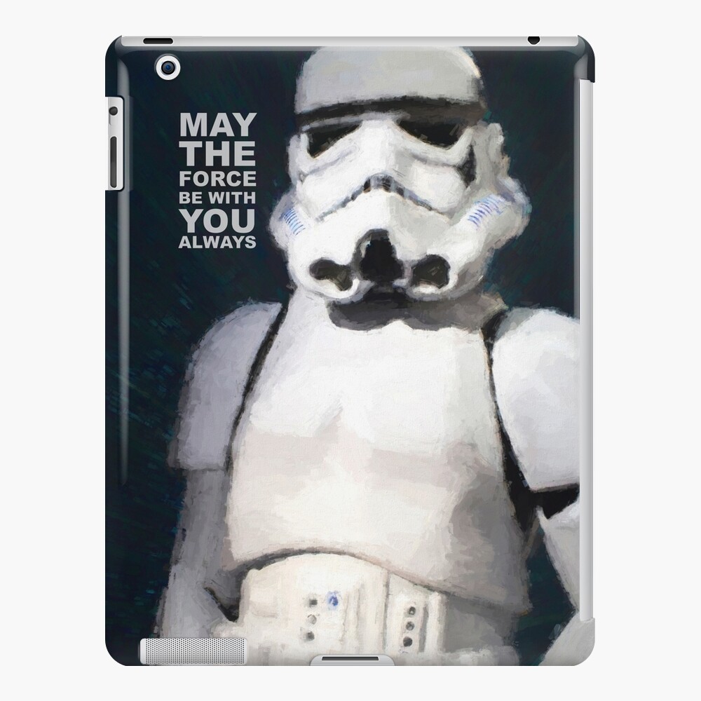 Trooper Force - painted portrait by Brian Vegas iPad Case & Skin
