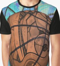 Basketball Graffiti Team Sports Design Graphic T-Shirt