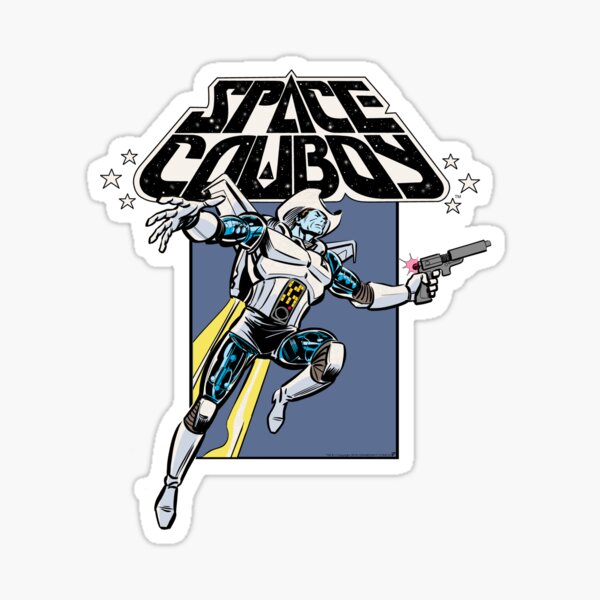 SpaceCowboy Super-Adventure Shirt! Sticker