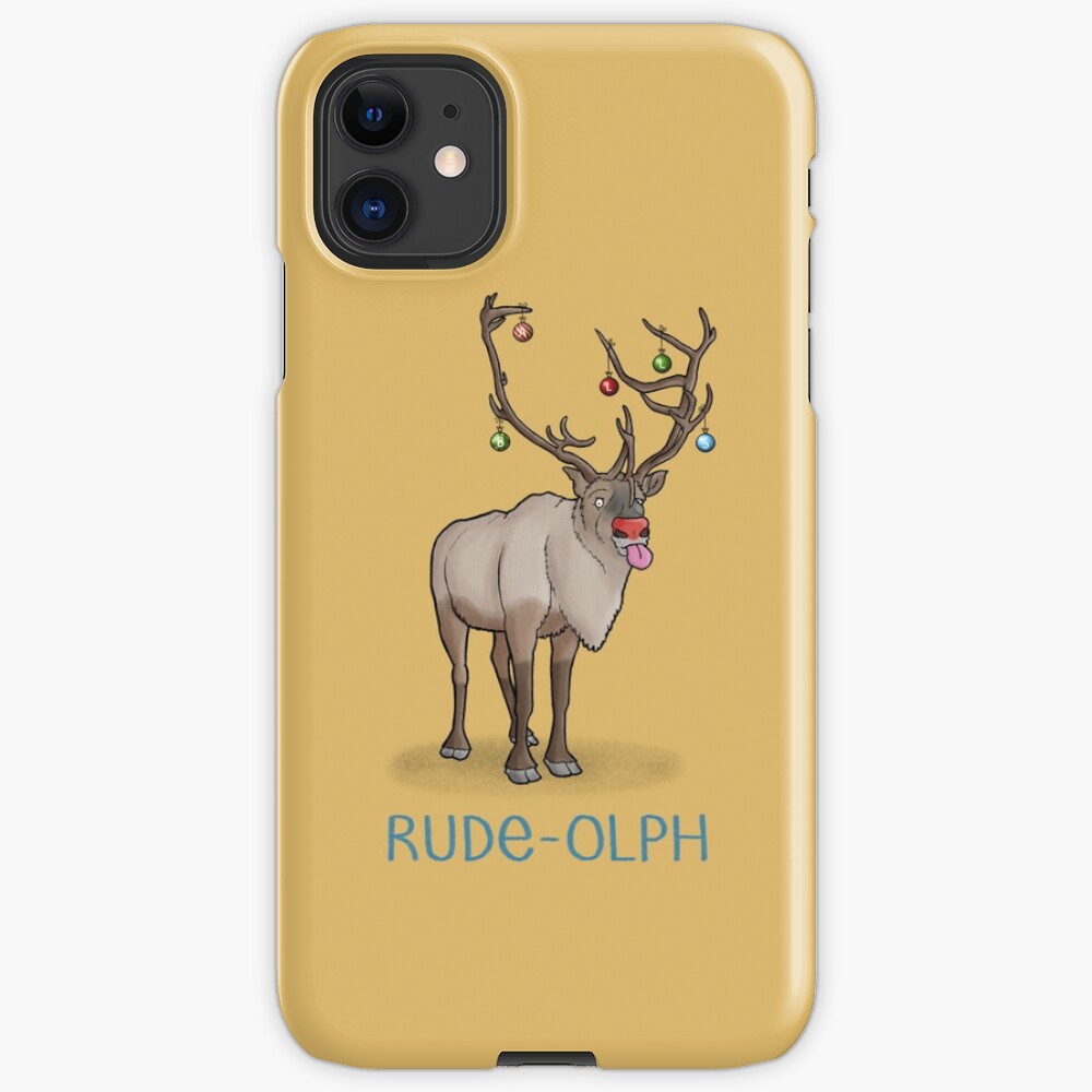 Rude-olph iPhone Case & Cover