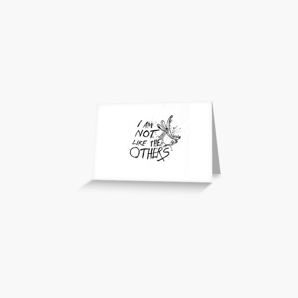 Item preview, I Am Not Like the Others! designed and sold by SteadmanArt.