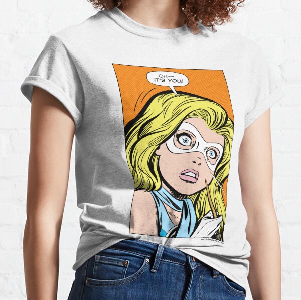 Mega-Girl "Oh it's you!" Pop-art Classic T-Shirt