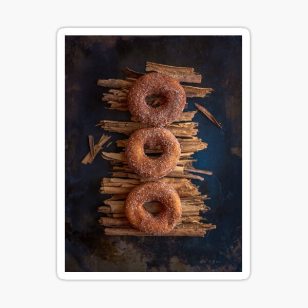 warm cider donuts Sticker