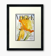 VOGUE : Vintage 1950 Magazine Advertising Print Framed Print