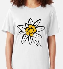 Edelweiss flower Slim Fit T-Shirt