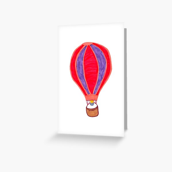 Hot Air Balloon - Going Places Greeting Card