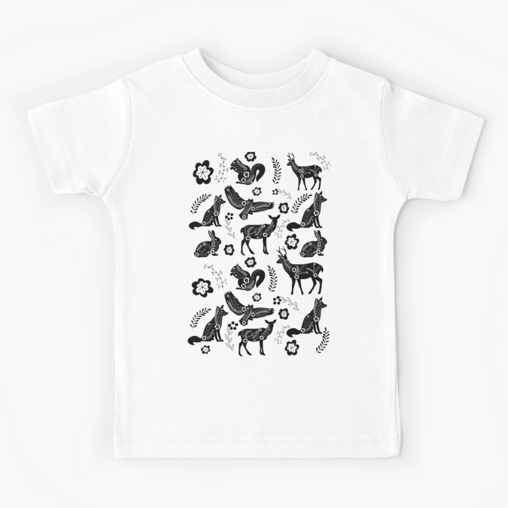 New Forest Animals T-Shirt + Pants Set for Kids