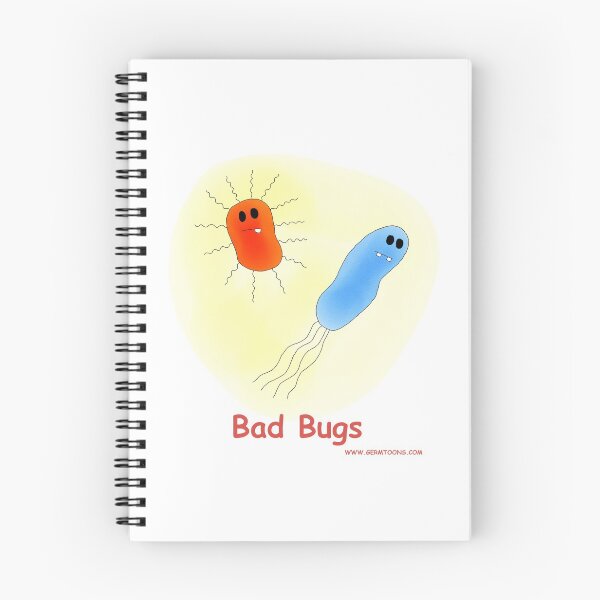 Item preview, Bad Bugs - Cartoon Bacteria designed and sold by MATAL.