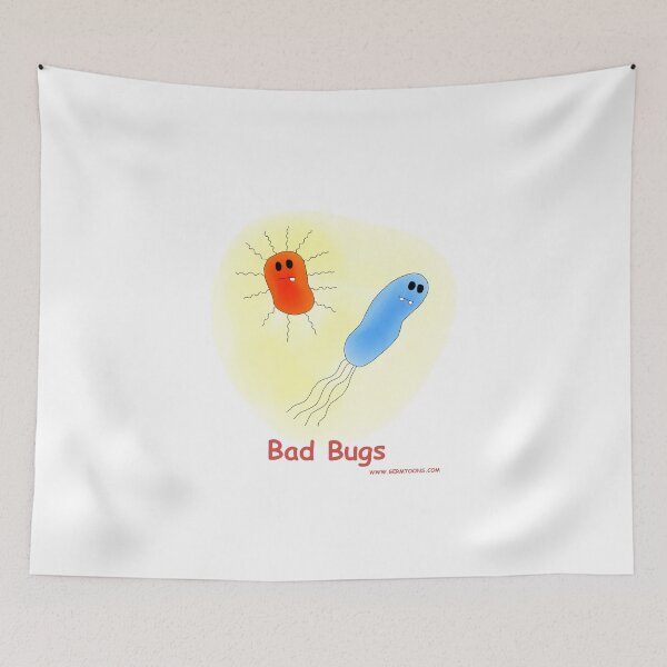 Item preview, Bad Bugs - Cartoon Bacteria designed and sold by MATAL.