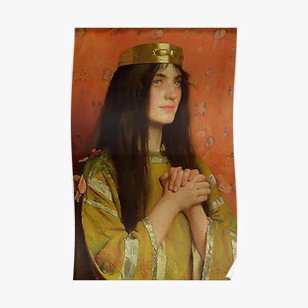 La Reine Clothilde - Thomas Cooper Gotch Poster
