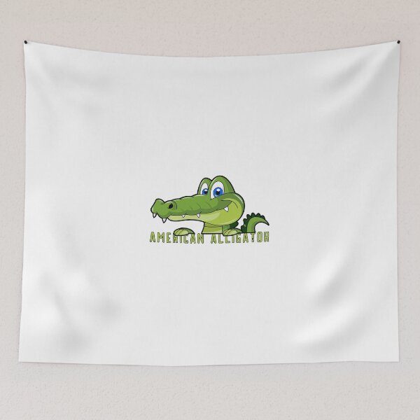 Item preview, Funny American Alligator T-shirt & stickers, A Large Alligator Crocodilian Shirt & images designed and sold by rachimariposa.