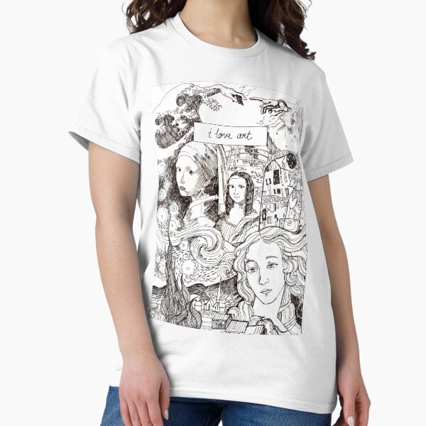 Item preview, Famous Paintings Art History - I love art designed and sold by luciddreame.