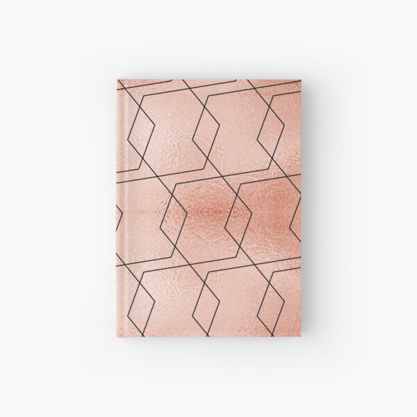 Gold rose foil texture, GoldroseFT002 Hardcover Journal
