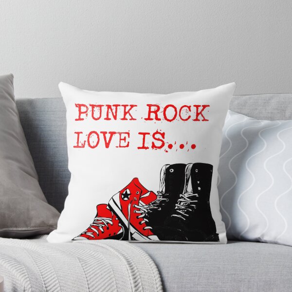 Item preview, Punk Rock Love Is... Boots designed and sold by SerpentSkyArts.
