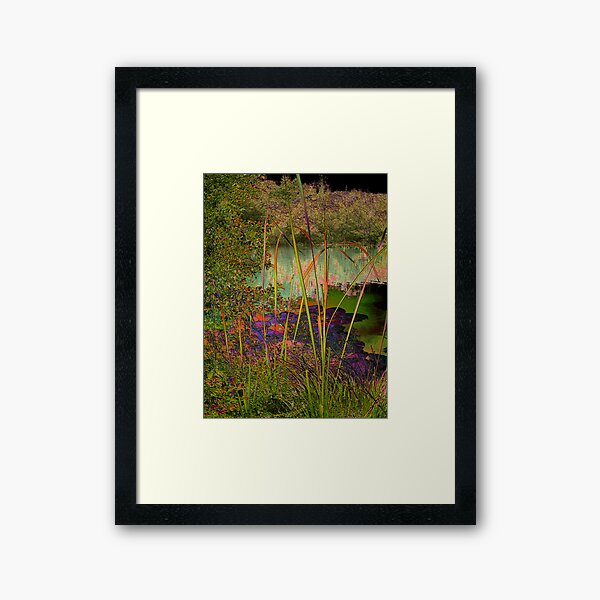 VIOLET LAKE Framed Art Print