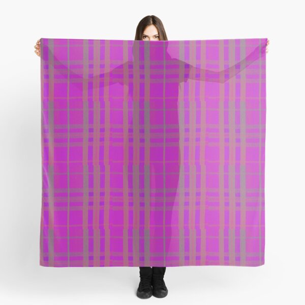 Pink Tartan Scarf