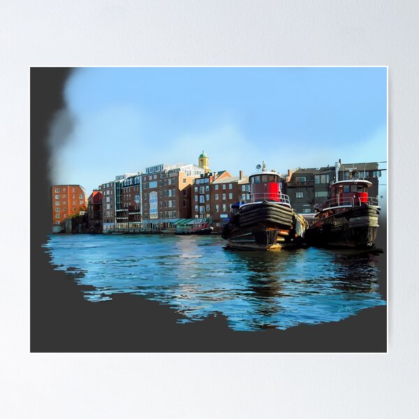 Item preview, Moran Tugboats I designed and sold by Emily Kalina.