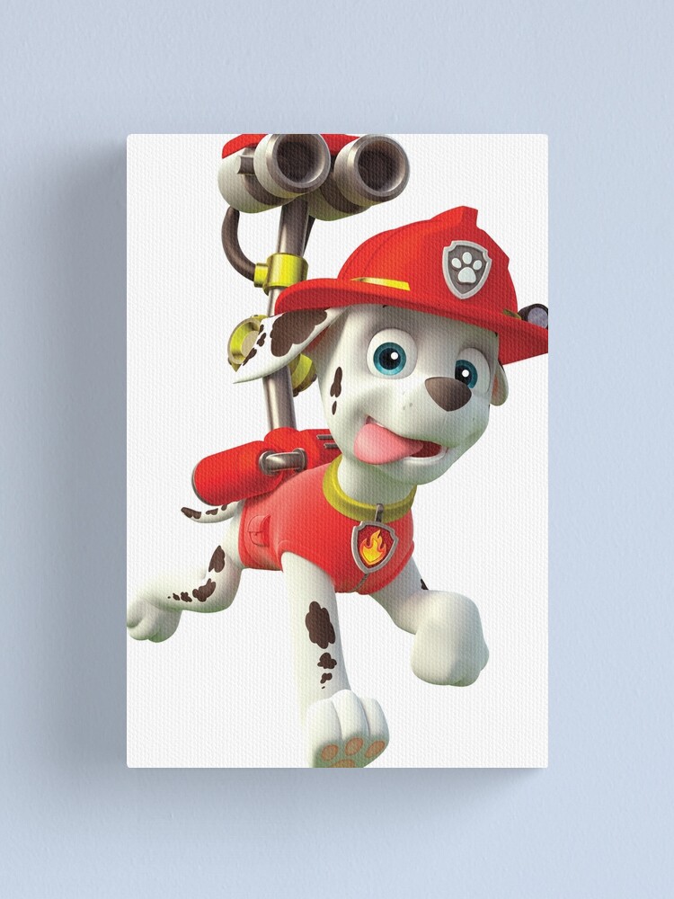 "PAW Patrol Marshall" Canvas Print by docubazar7 Redbubble
