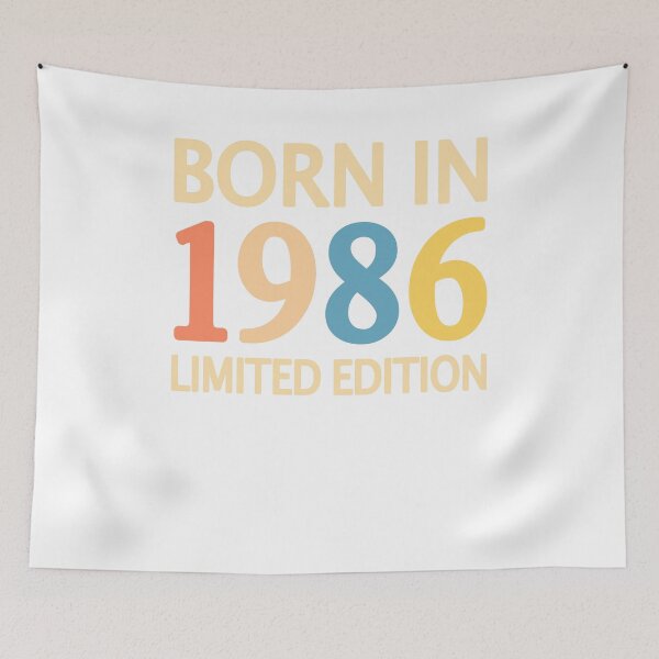 Item preview, 1986 birthday vintage retro designed and sold by Mmastert.