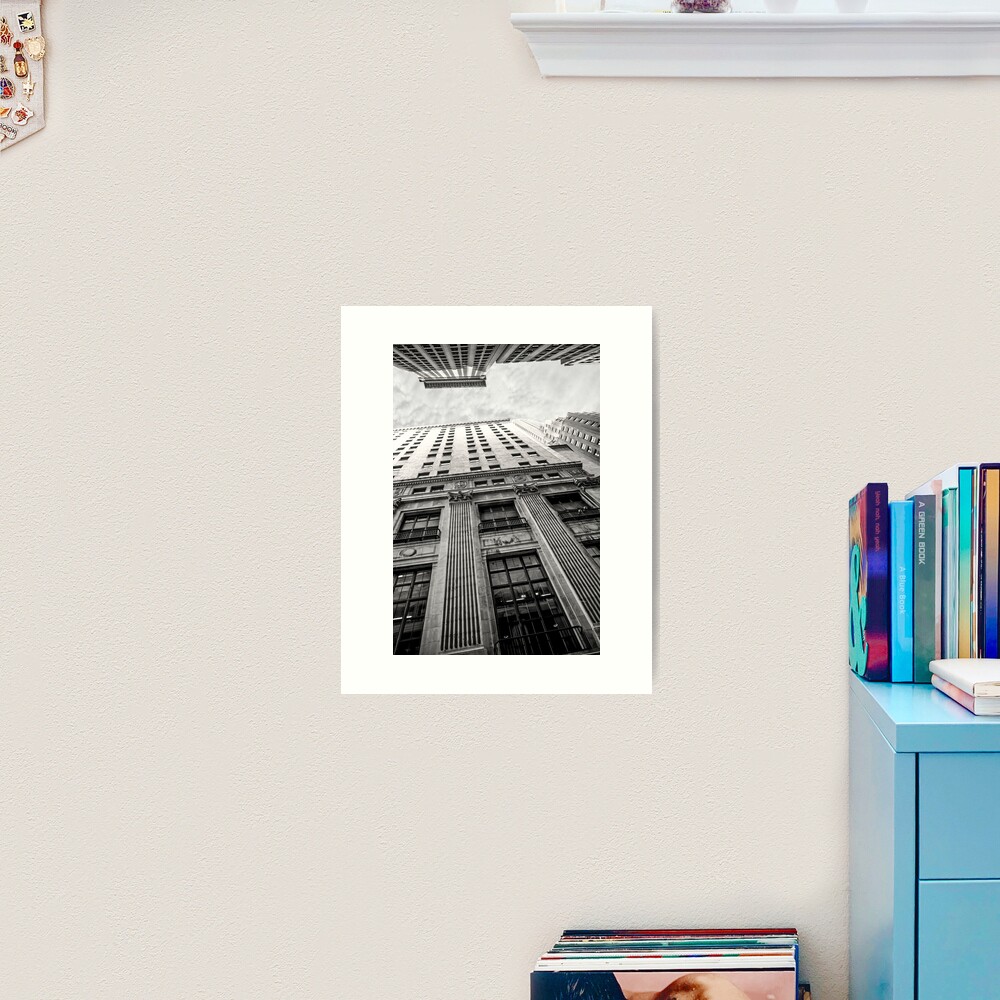 Impression artistique « Wall street buildings»