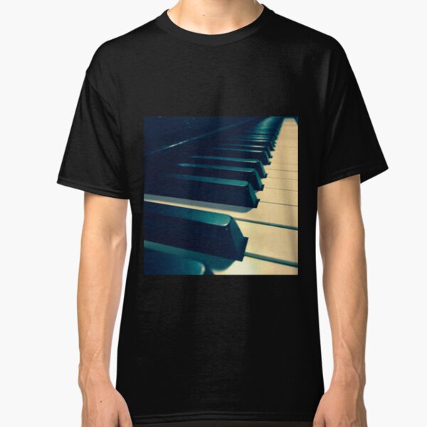 Blue Piano Keys by Jerald Simon (Music Motivation - musicmotivation.com) Classic T-Shirt