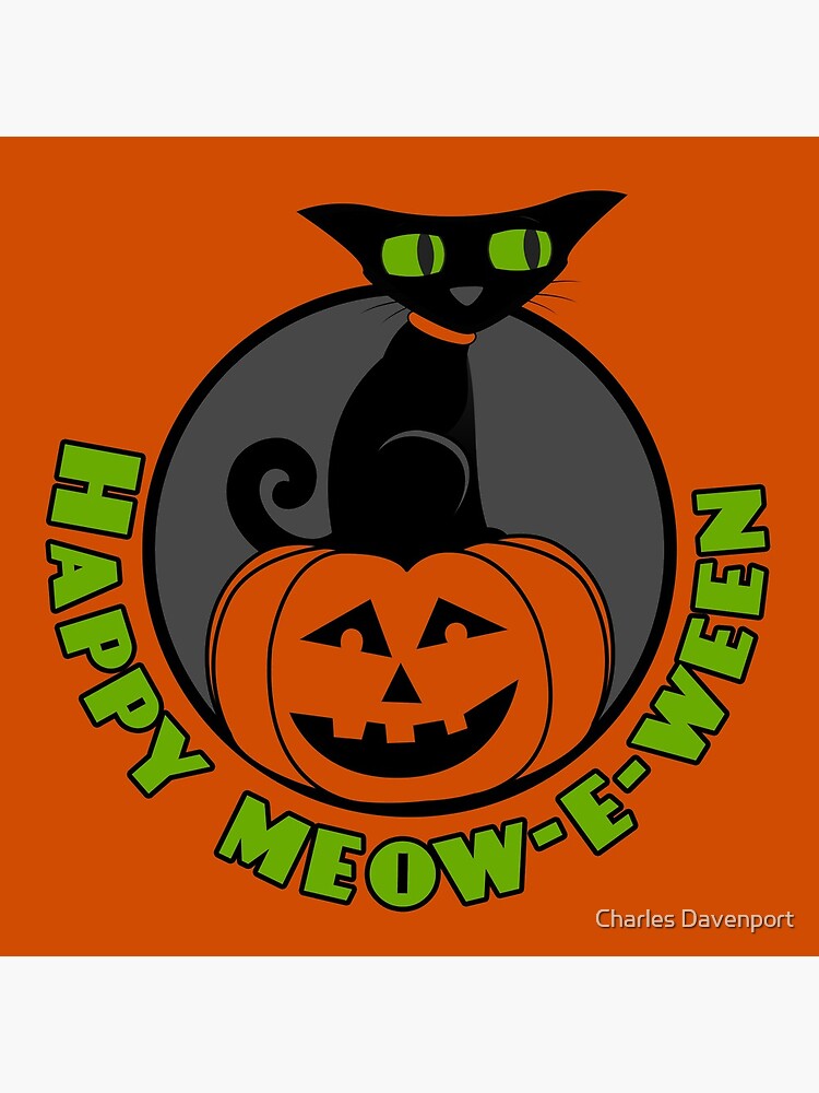 Midnight - Happy Meow-e-ween by cdavenport4