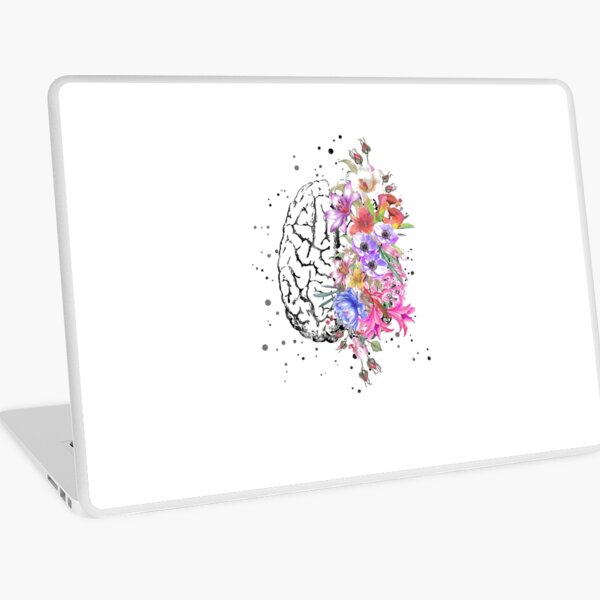 Item preview, Brain anatomy,  watercolor Brain, flowers brain, brain with Flowers designed and sold by Rosaliartbook.