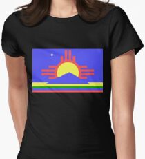 Roswell, New Mexico flag Women's Fitted T-Shirt