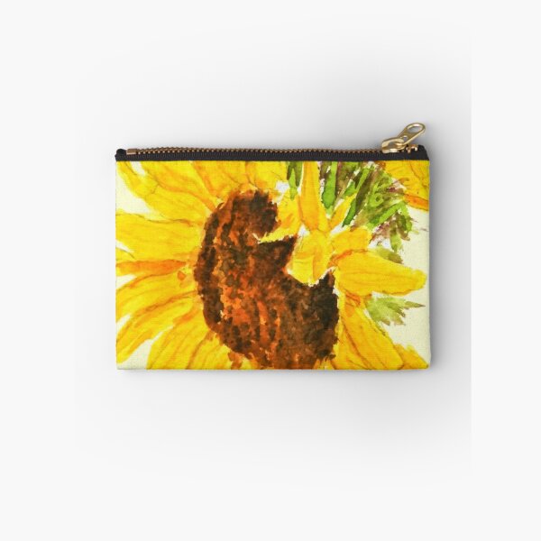Item preview, sunflower watercolor painting macro designed and sold by SelenePaintings .
