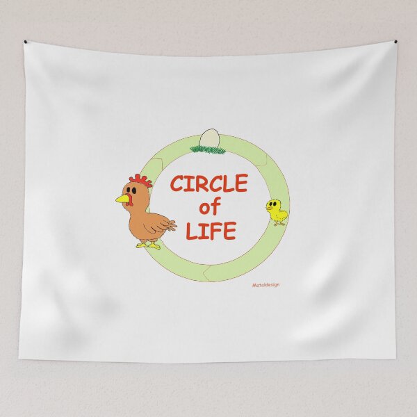 Item preview, Cartoon Chicken Circle of Life designed and sold by MATAL.