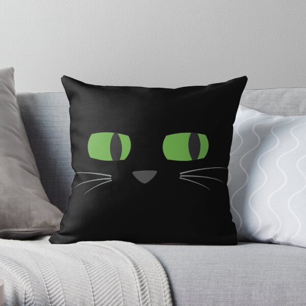 Midnight - Face Time Throw Pillow