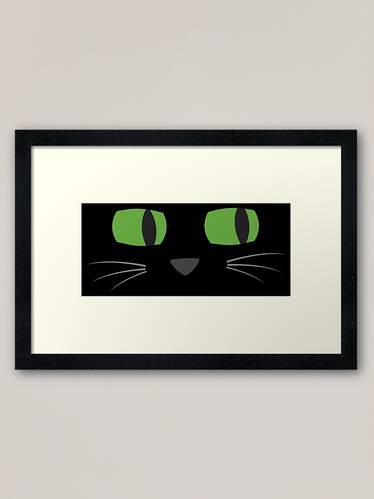 Alternate view of Midnight - Face Time Framed Art Print