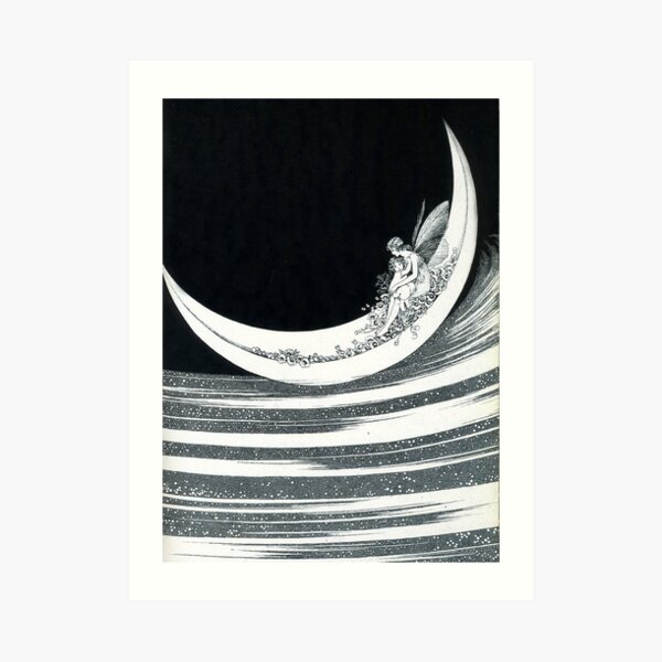 Anne Rides on the Heavenly River ~ Fairyland - Ida Rentoul Outhwaite Art Print