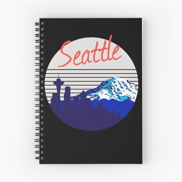 Item preview, Retro Seattle 80s 90s Mt. Rainier Washington designed and sold by peculiarpuffin.