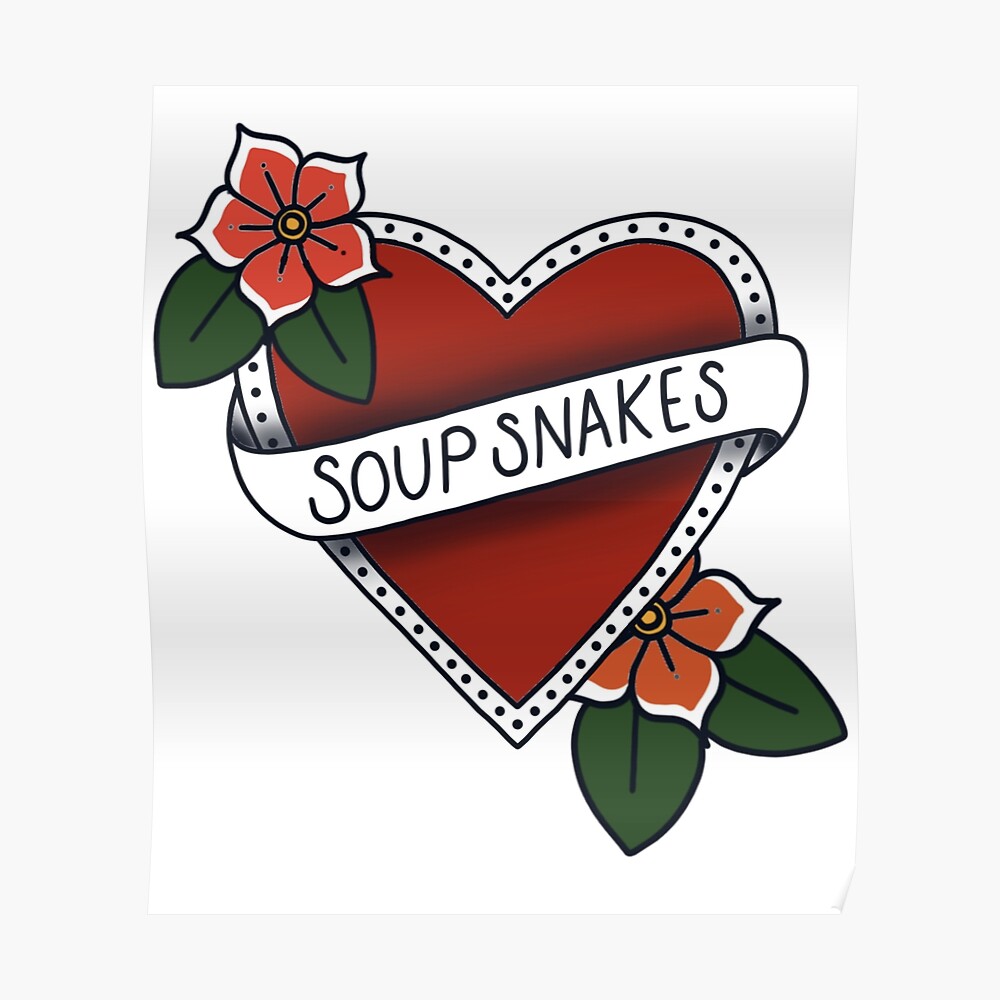 Office Parody Soup Snakes Soul Mates Poster by ZippyThread  Parody Poster  wall art Fashion poster