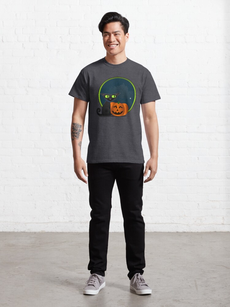 Alternate view of Midnight - Edinburgh Castle Classic T-Shirt