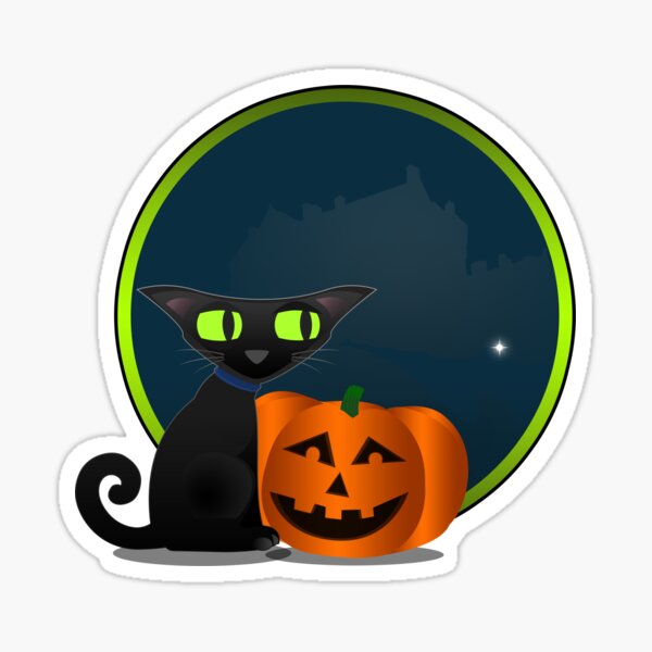 Midnight - Edinburgh Castle Sticker
