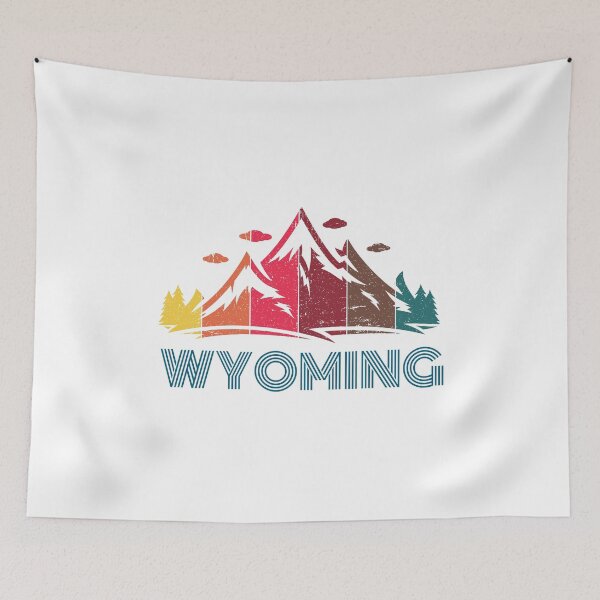 Item preview, Diseño retro envejecido de Wyoming para hombres, mujeres y niños designed and sold by Theodore Cory.