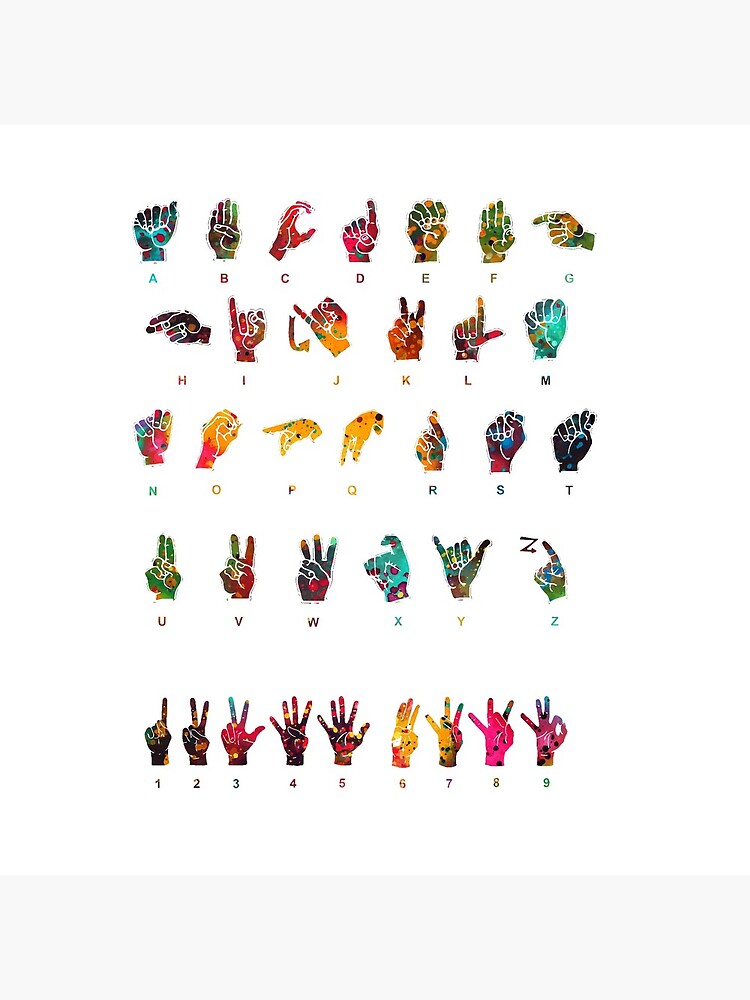 sign-language-alphabet-acrylic-block-by-erzebetth-redbubble