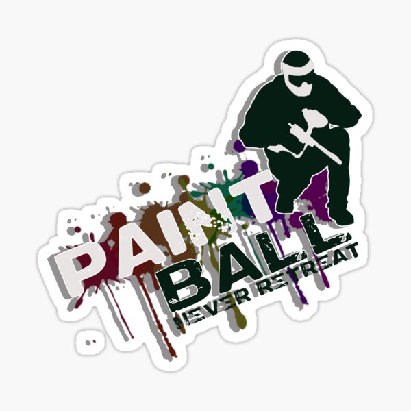 Paintball Stickers Redbubble